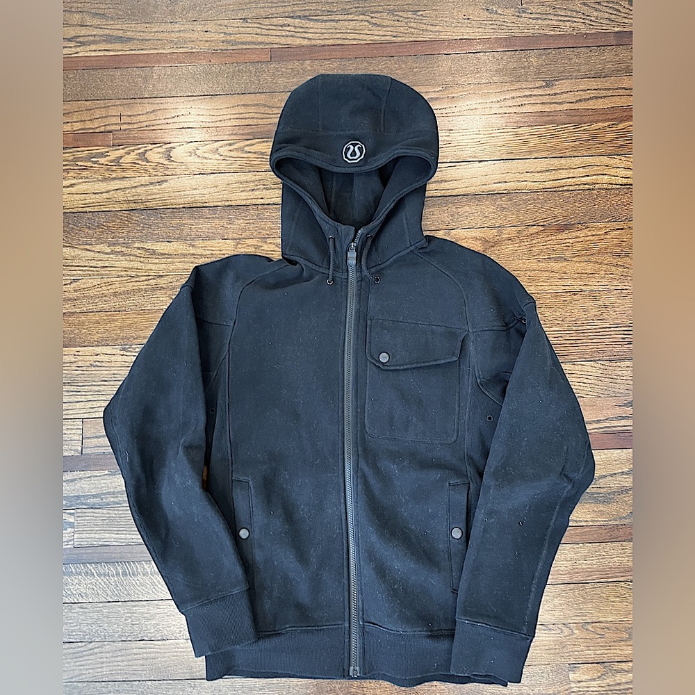 Men’s Black Lululemon Hoodie - Size Medium